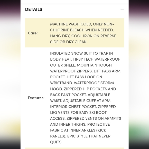 NWT!Tipsy Elves, Men's Pastel Pro Snow Suit, Black Multi, Size XL, MSRP $299 - Picture 9 of 10